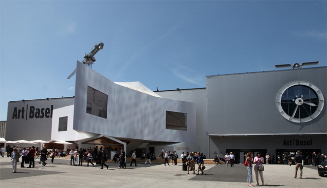 巴塞尔艺术博览会的临时展馆